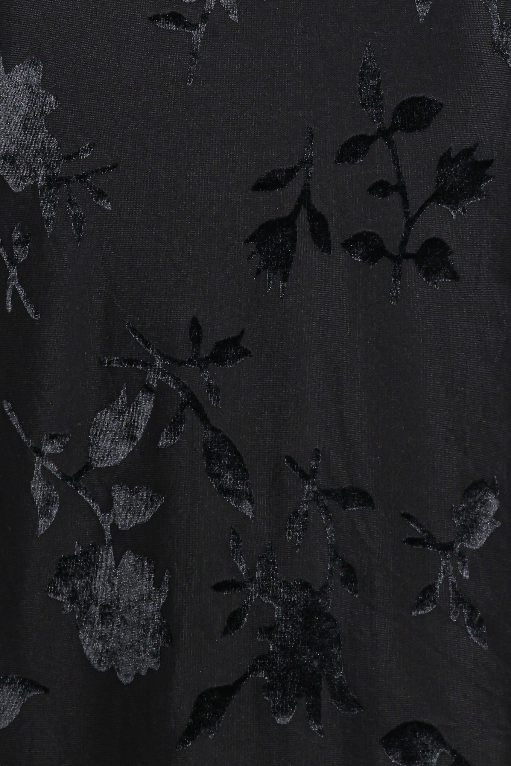 Melinda Sleeveless Velvet Maxi - Black - Image 6