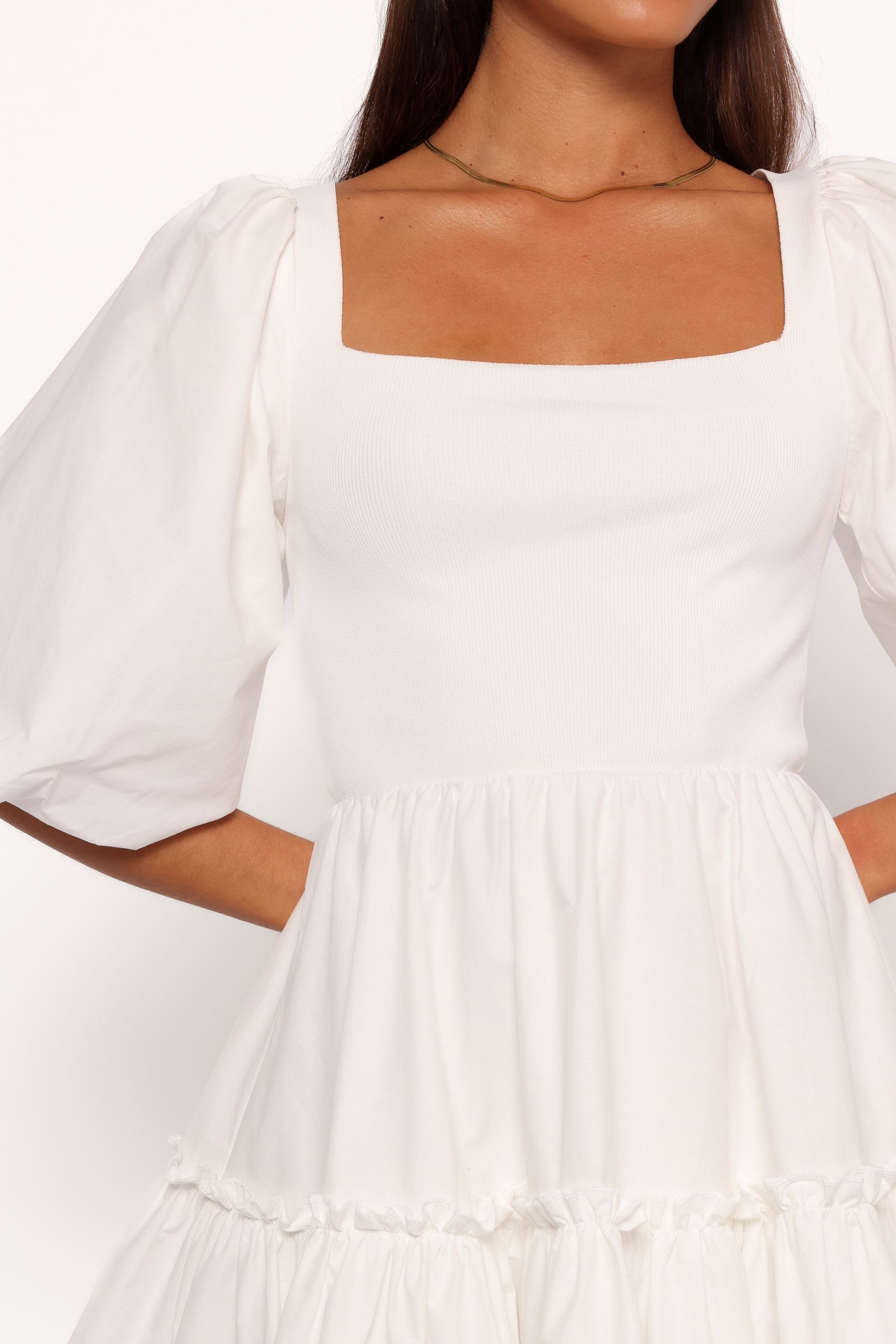 Meredith Mini Dress - White - Image 2