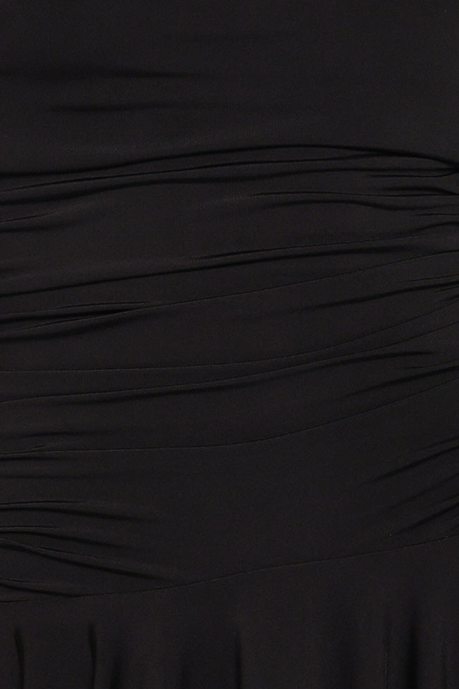 Messina Off Shoulder Mini Dress - Black - Image 5