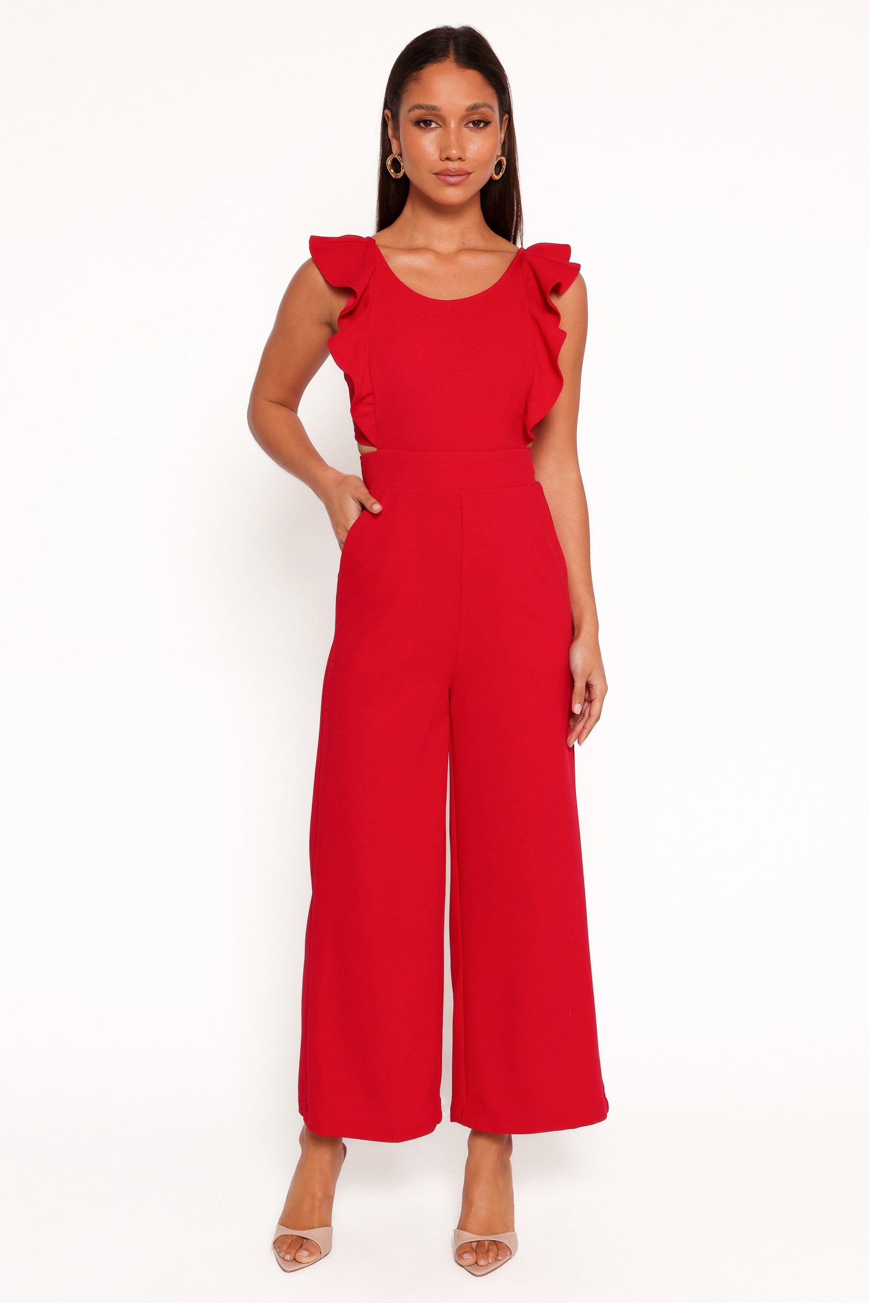 Mills Jumpsuit - Red - Image 3