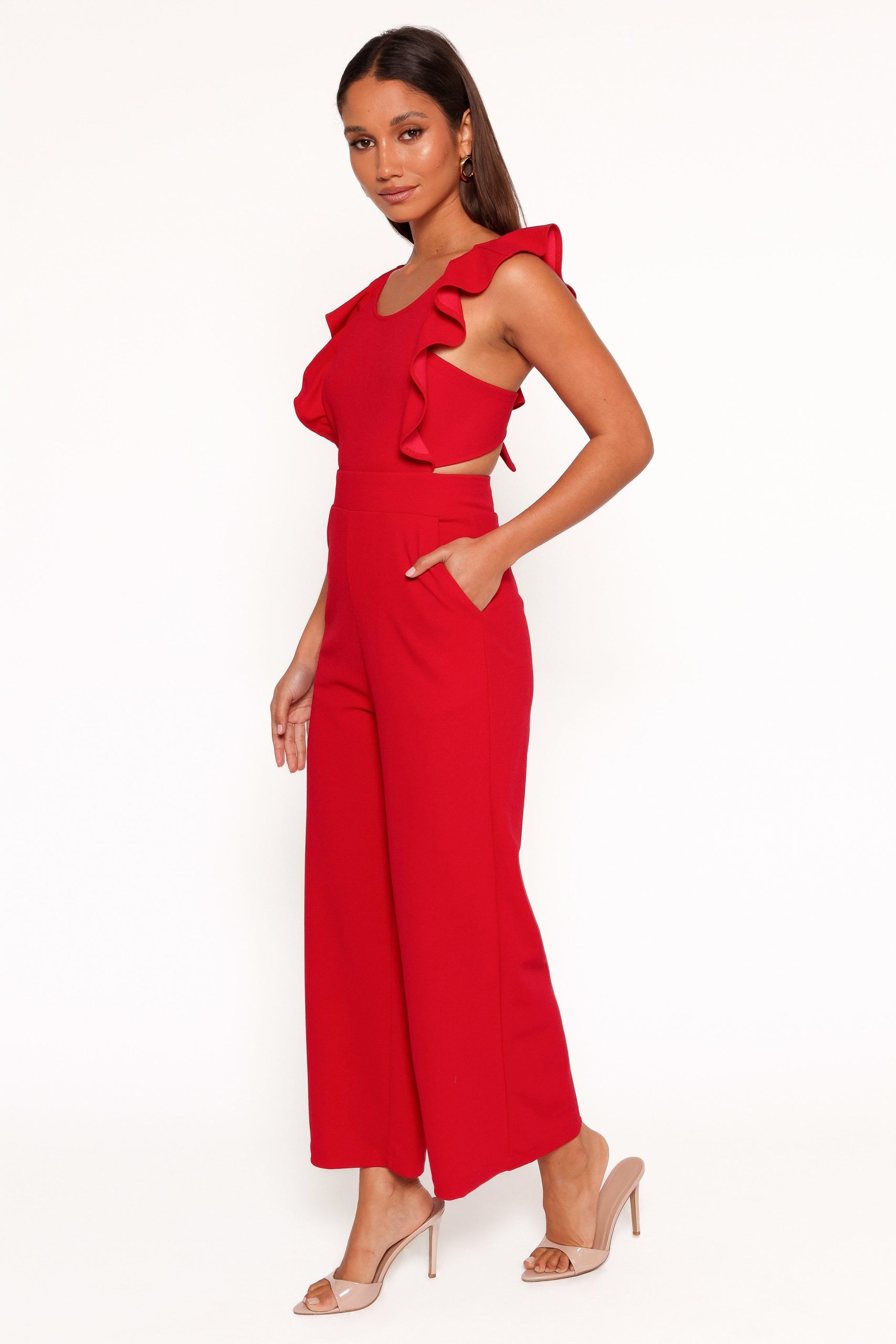 Mills Jumpsuit - Red - Image 4