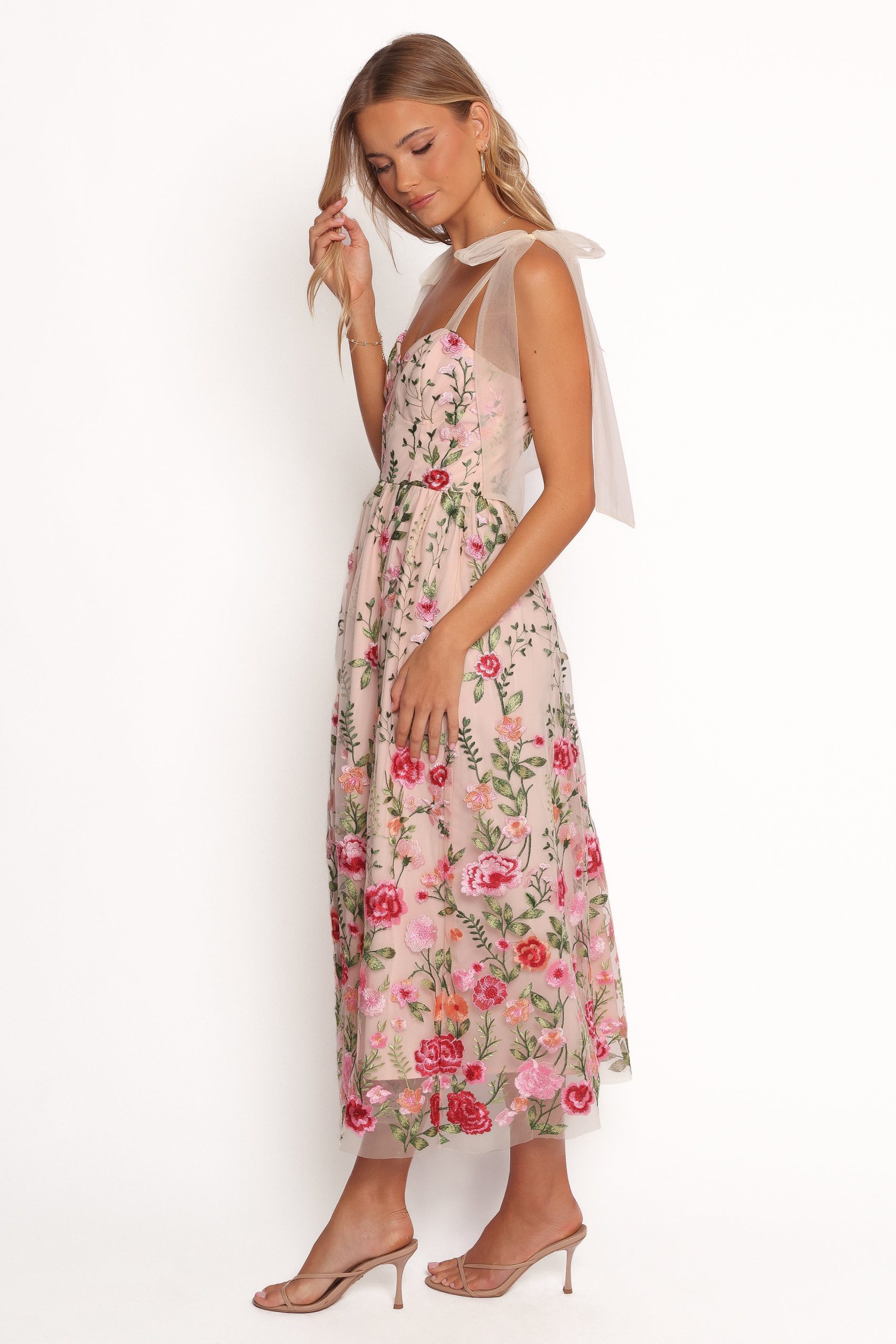 Mirabel Midi Dress - Multi Floral - Image 3