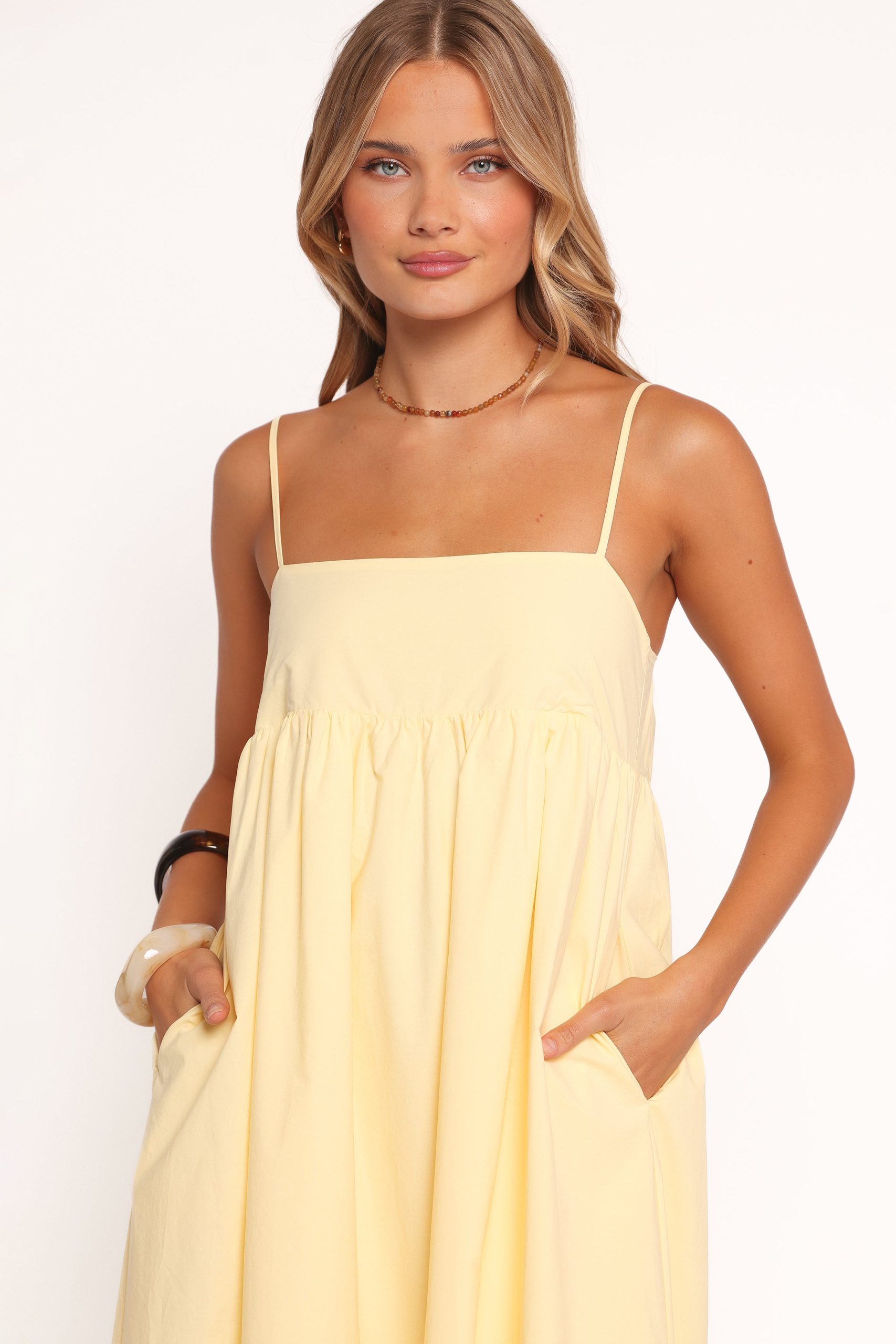 Miuccia Maxi Dress - Butter Yellow - Image 2