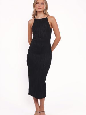 Moira Midi Dress - Black