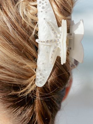 Myrtle Hair Clip - Pearl