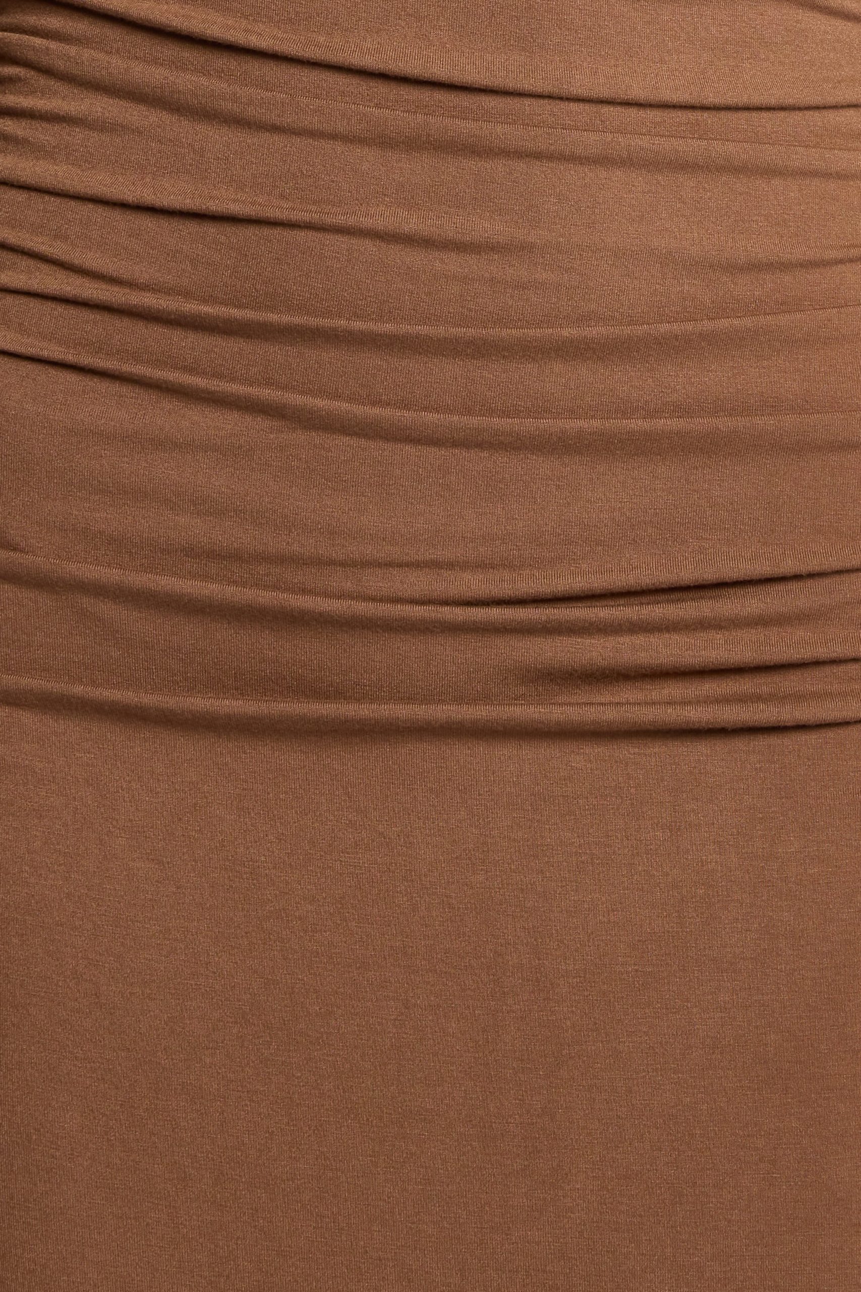 Nelson Long Sleeve Maxi Dress - Mocha - Image 6