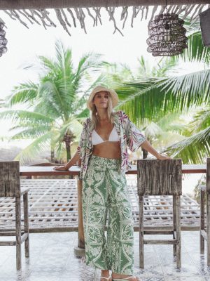 Nevin Pant - Green Floral