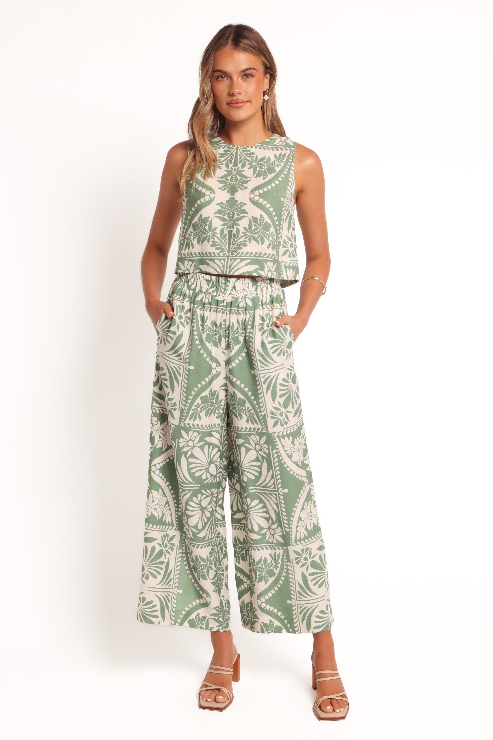 Nevin Pant - Green Floral - Image 2