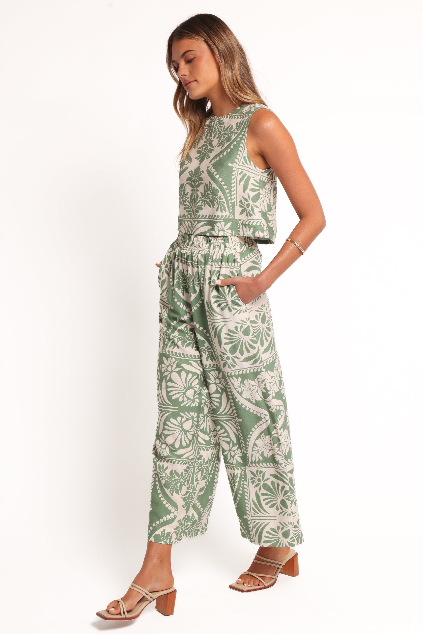 Nevin Pant - Green Floral - Image 4