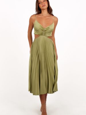 Niamh Midi Dress - Meadow Green
