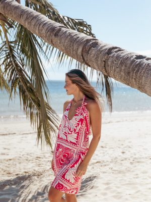 Nicoletta Mini Dress - Red