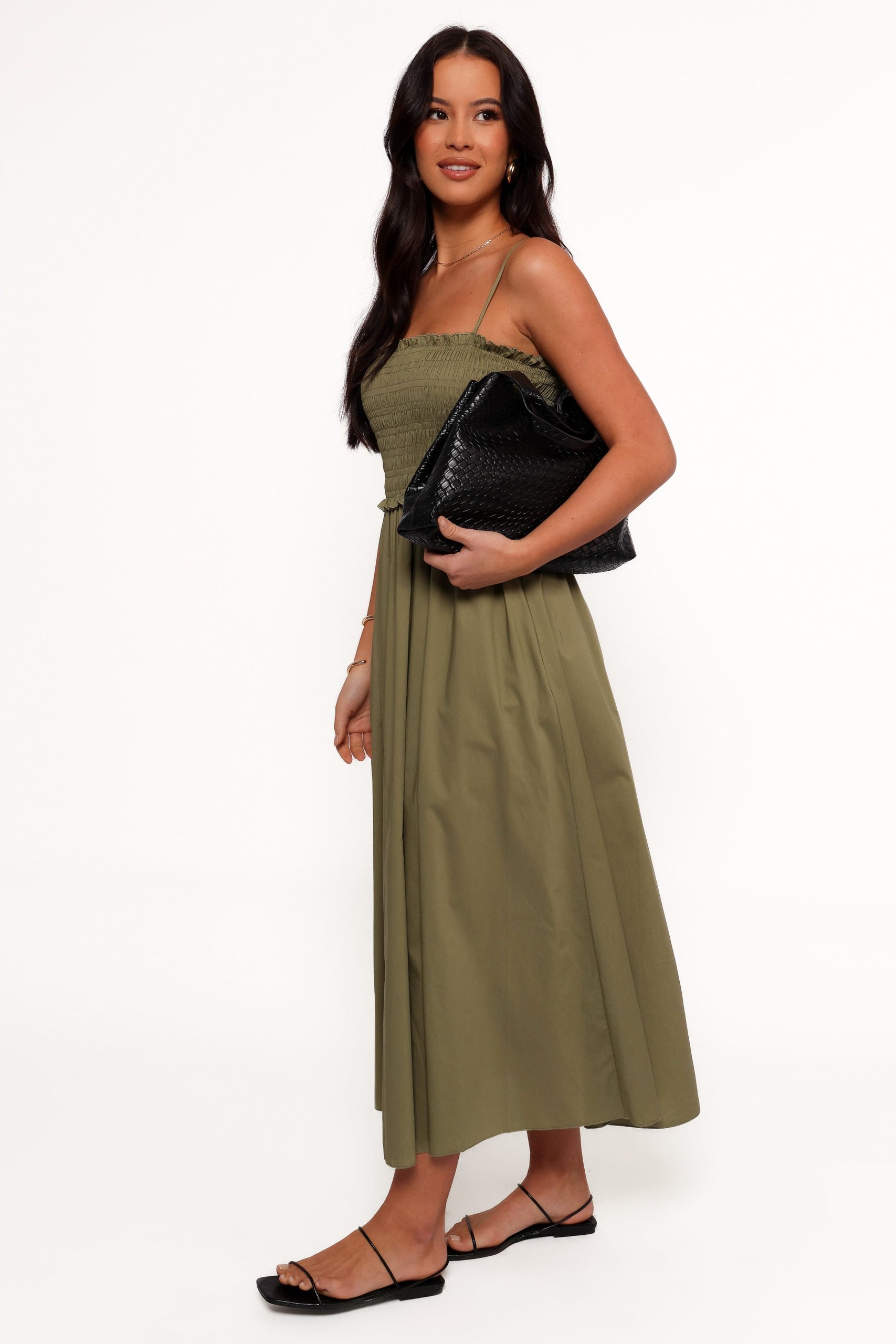 Nigella Maxi Dress - Olive Green - Image 4