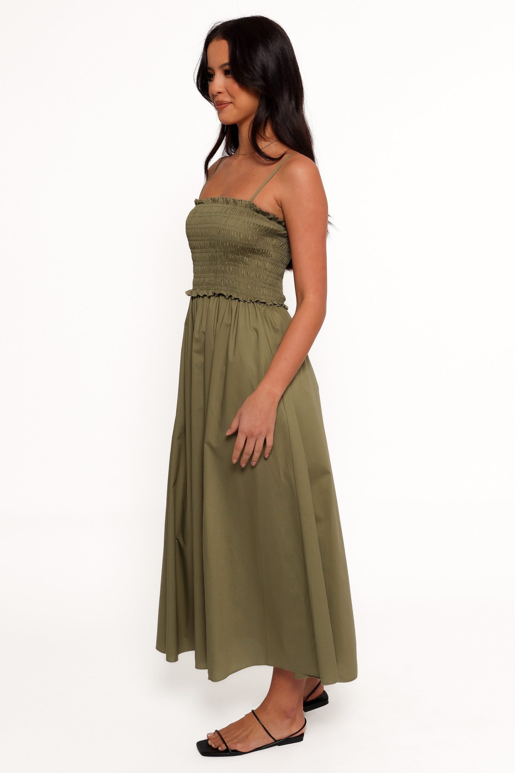 Nigella Maxi Dress - Olive Green - Image 6