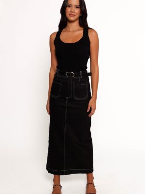 Nikko Midi Skirt - Black