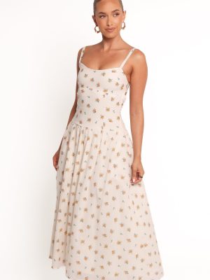 Oakley Maxi Dress - Yellow Floral