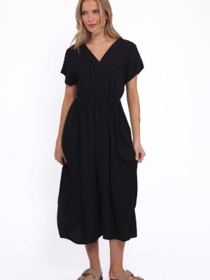 Orly Midi Dress - Black
