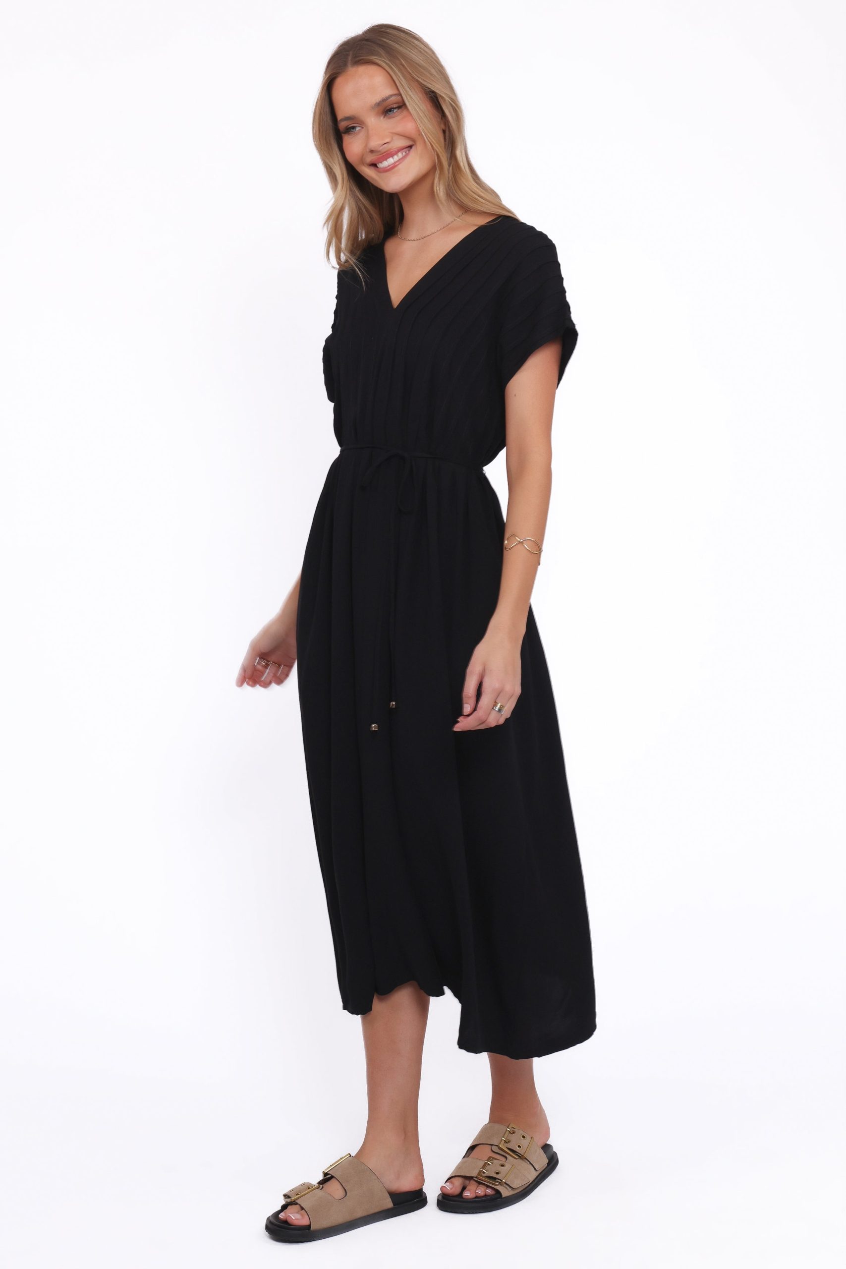Orly Midi Dress - Black - Image 3