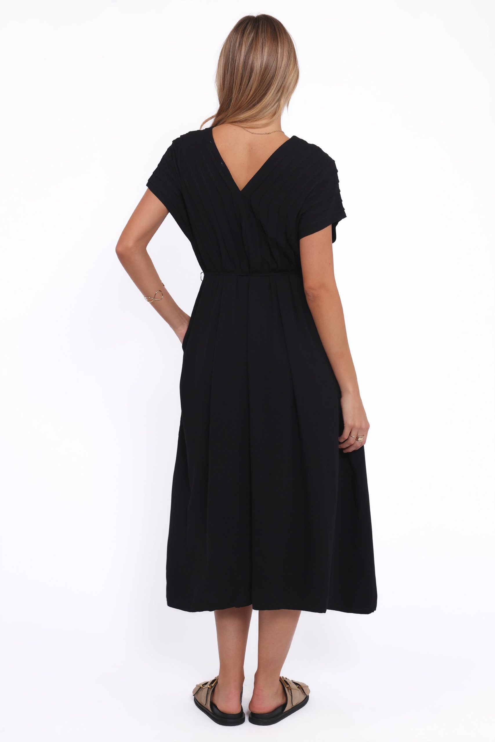 Orly Midi Dress - Black - Image 4