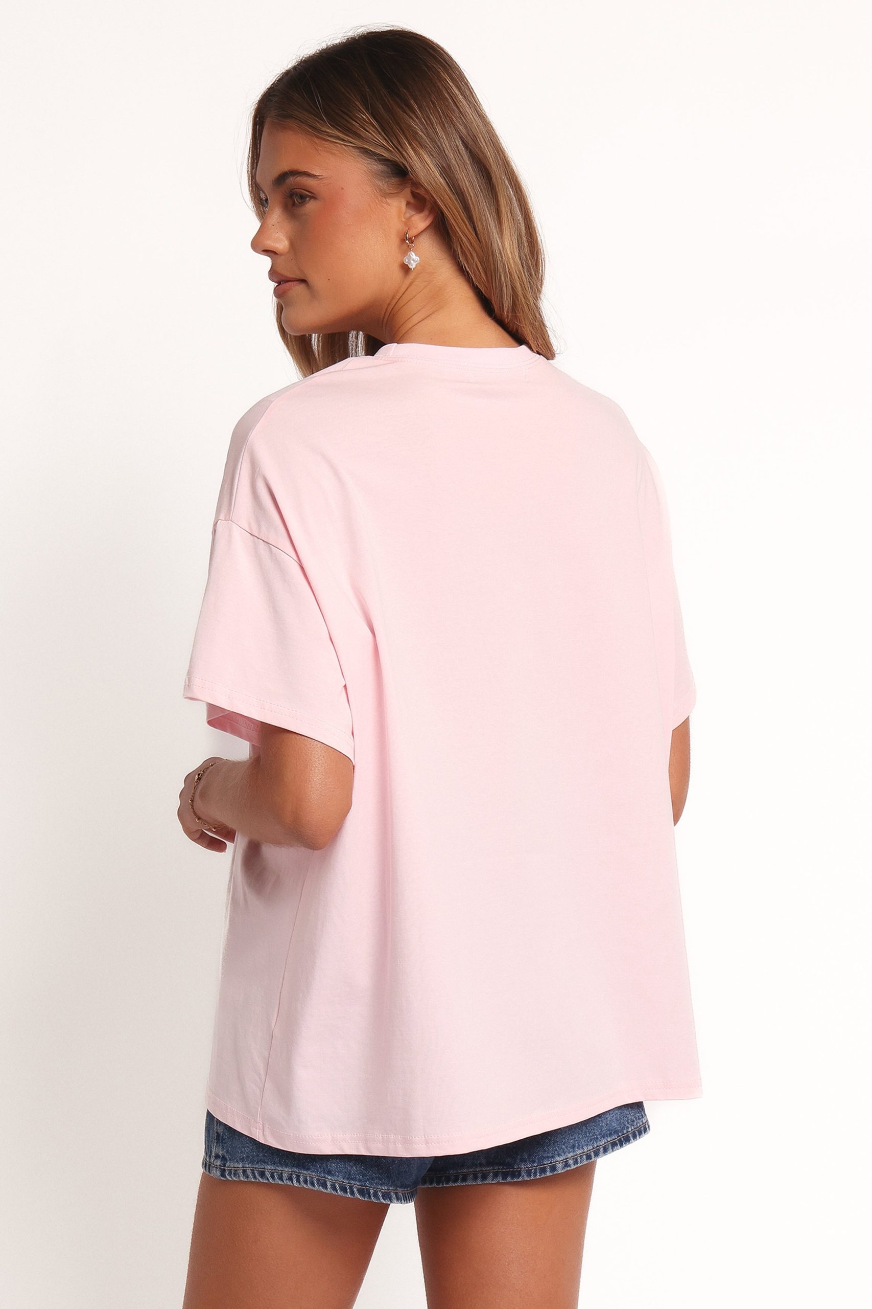 Papaya Graphic Tee - Pale Pink - Image 6