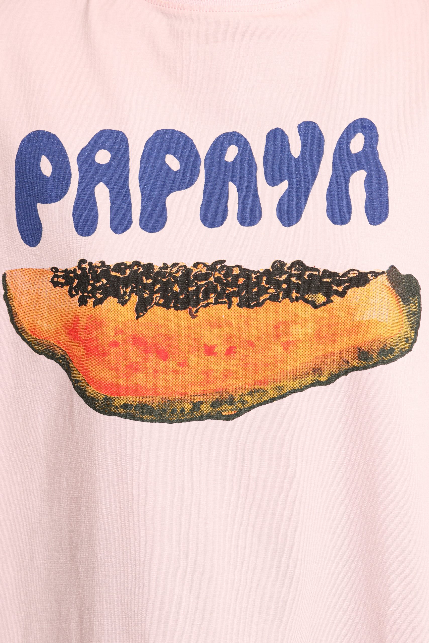 Papaya Graphic Tee - Pale Pink - Image 8