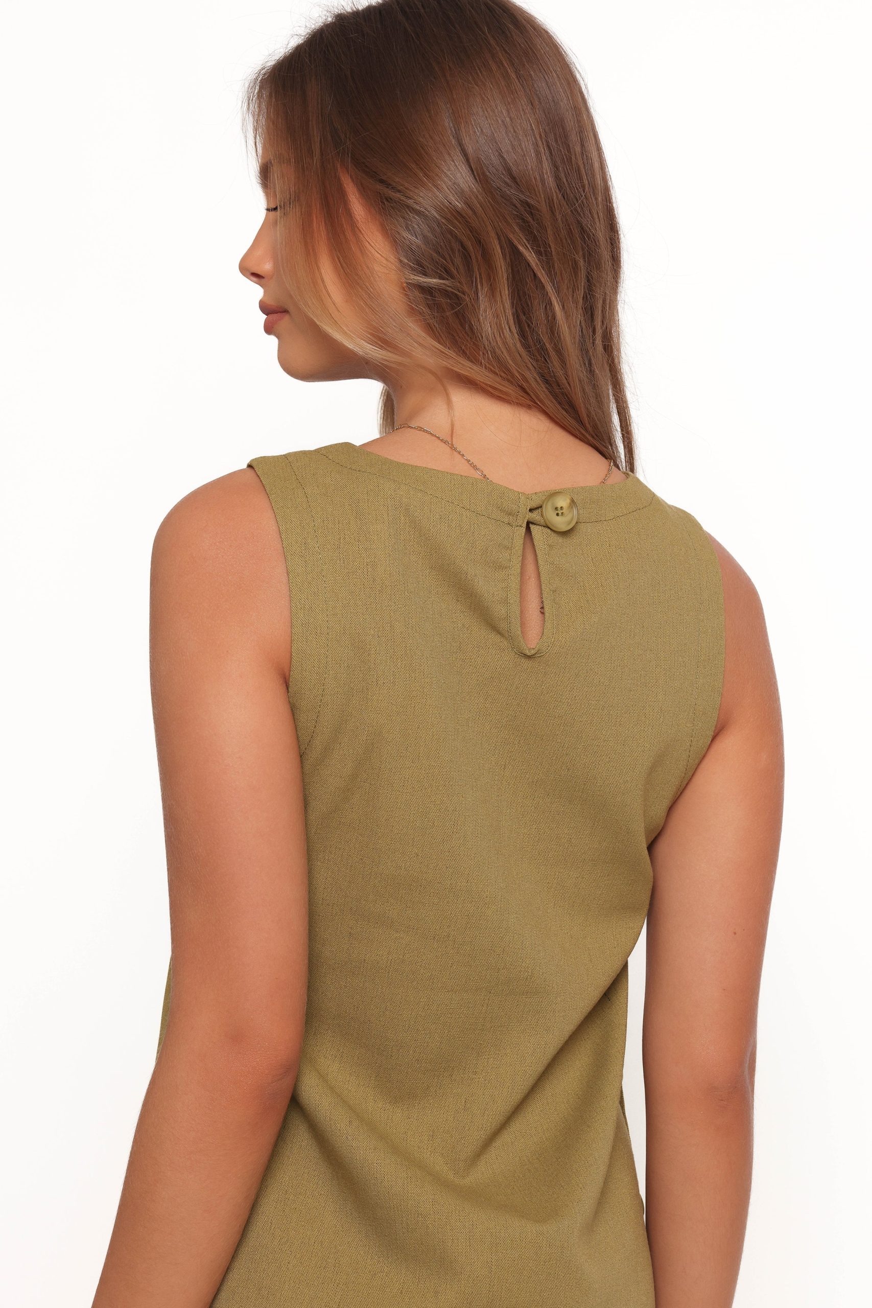Penelope Mini Dress - Green - Image 7