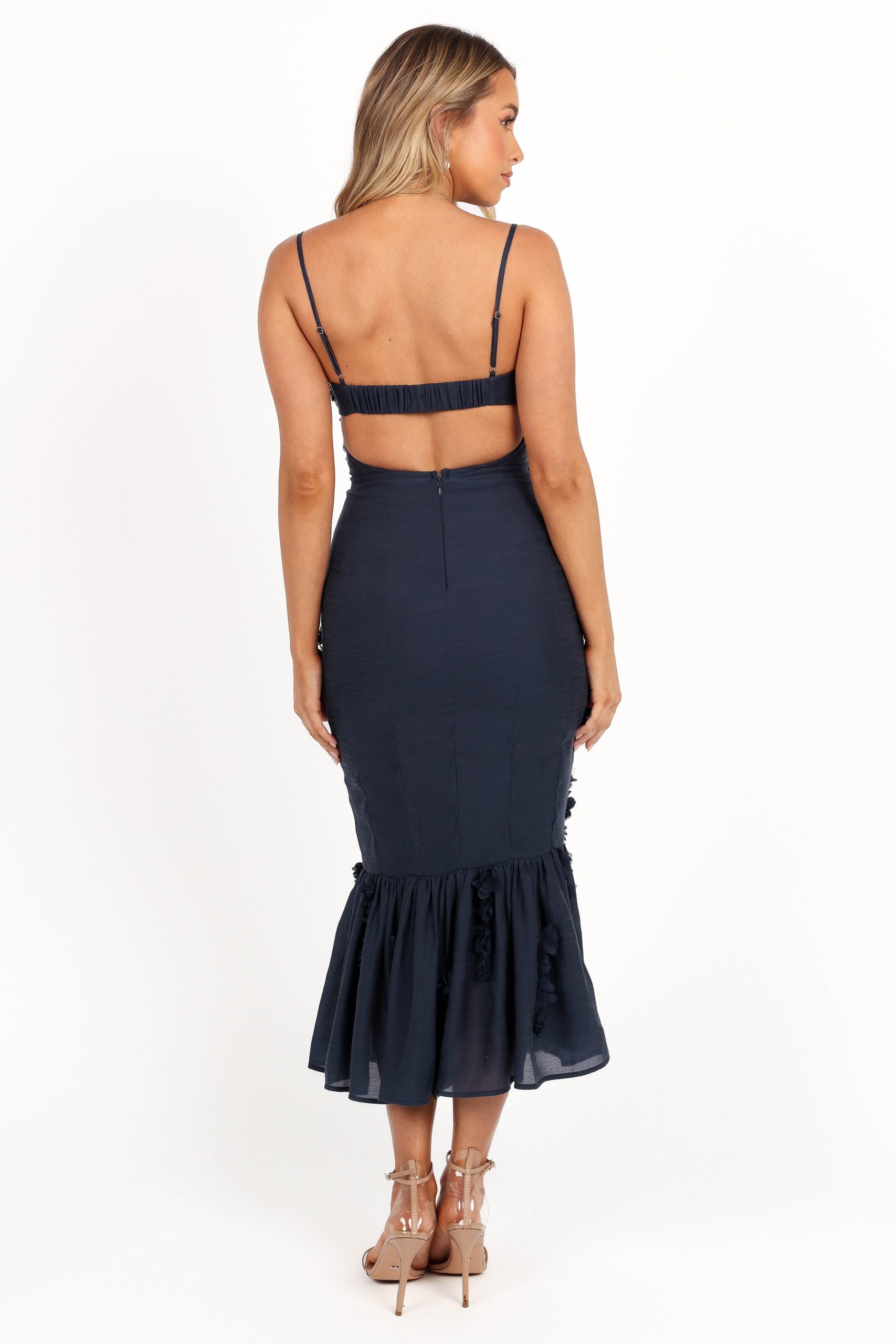 Posedly Midi Dress - Navy - Image 6