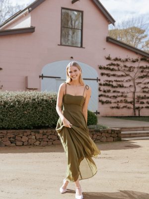Rayna Maxi Dress - Olive