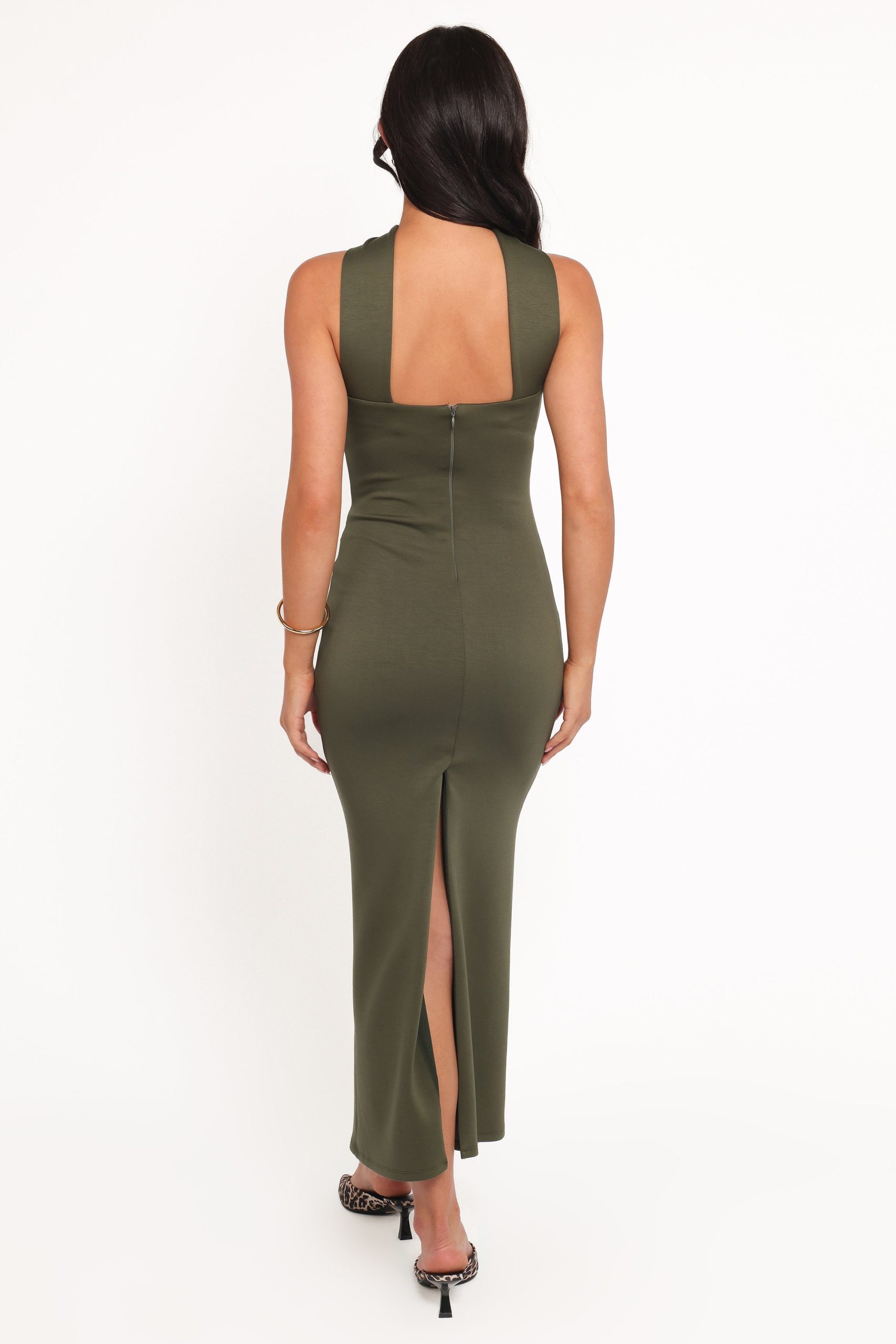 Regan Midi Dress - Olive - Image 4