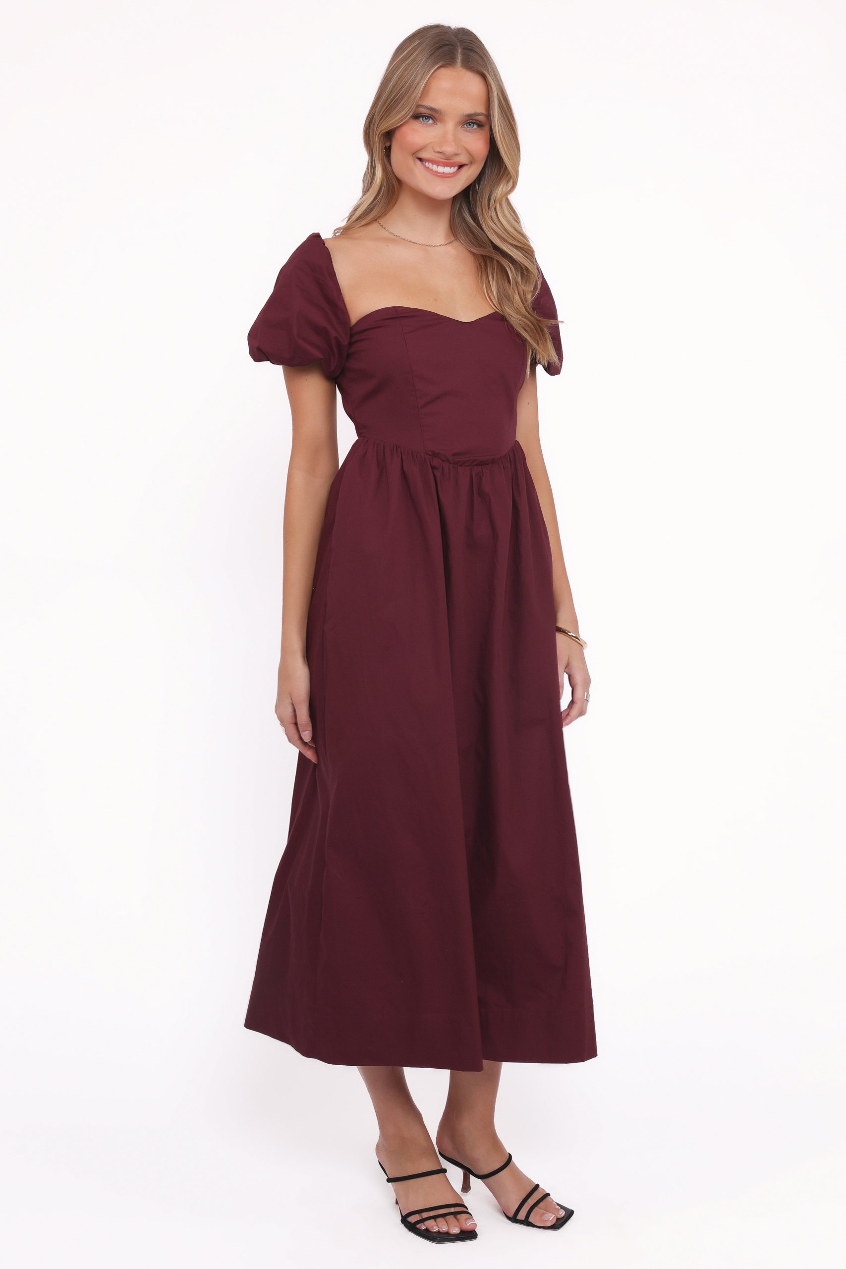 Remira Midi Dress - Cherry - Image 3