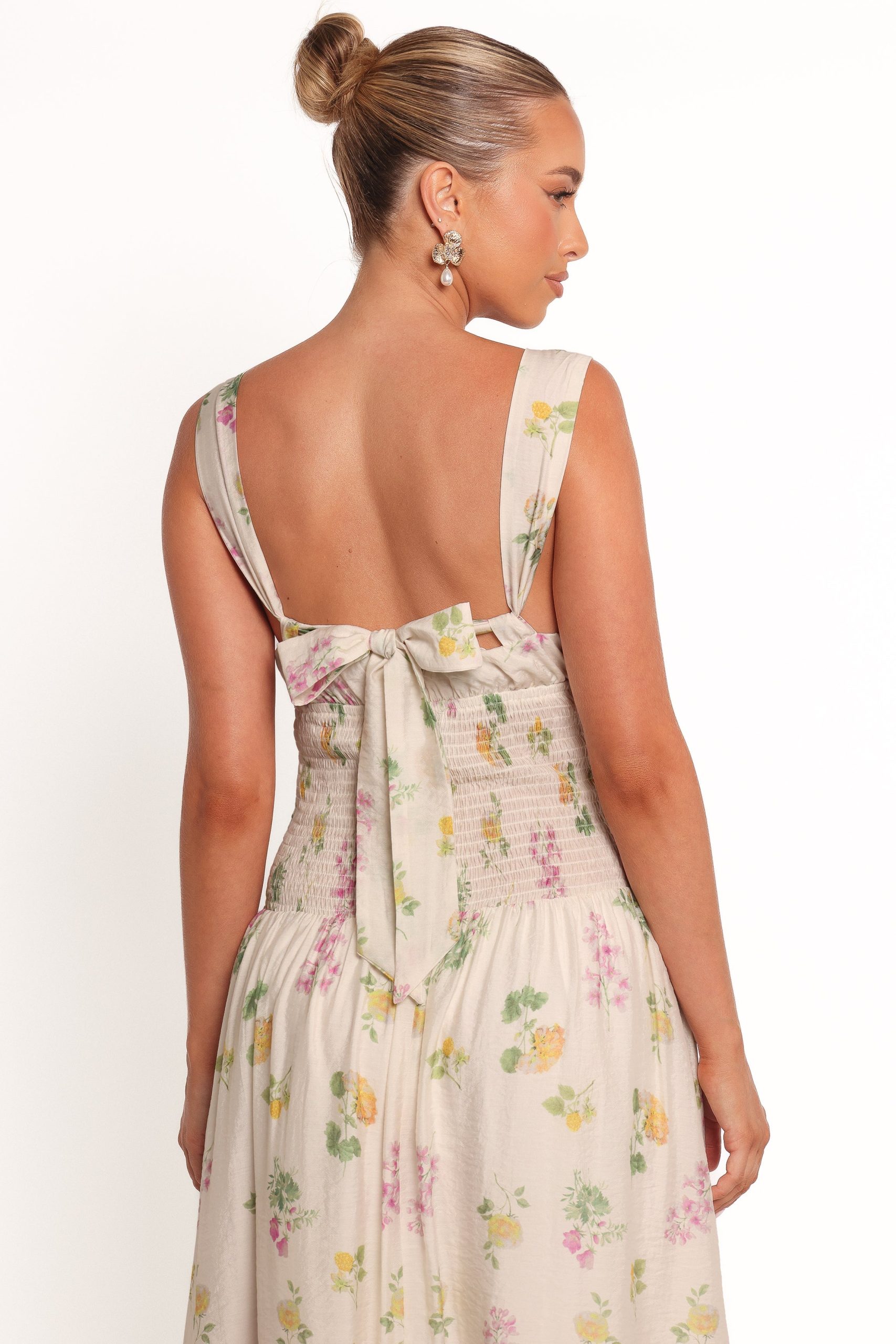 Reverie Maxi Dress - Purple Ditsy Floral - Image 6