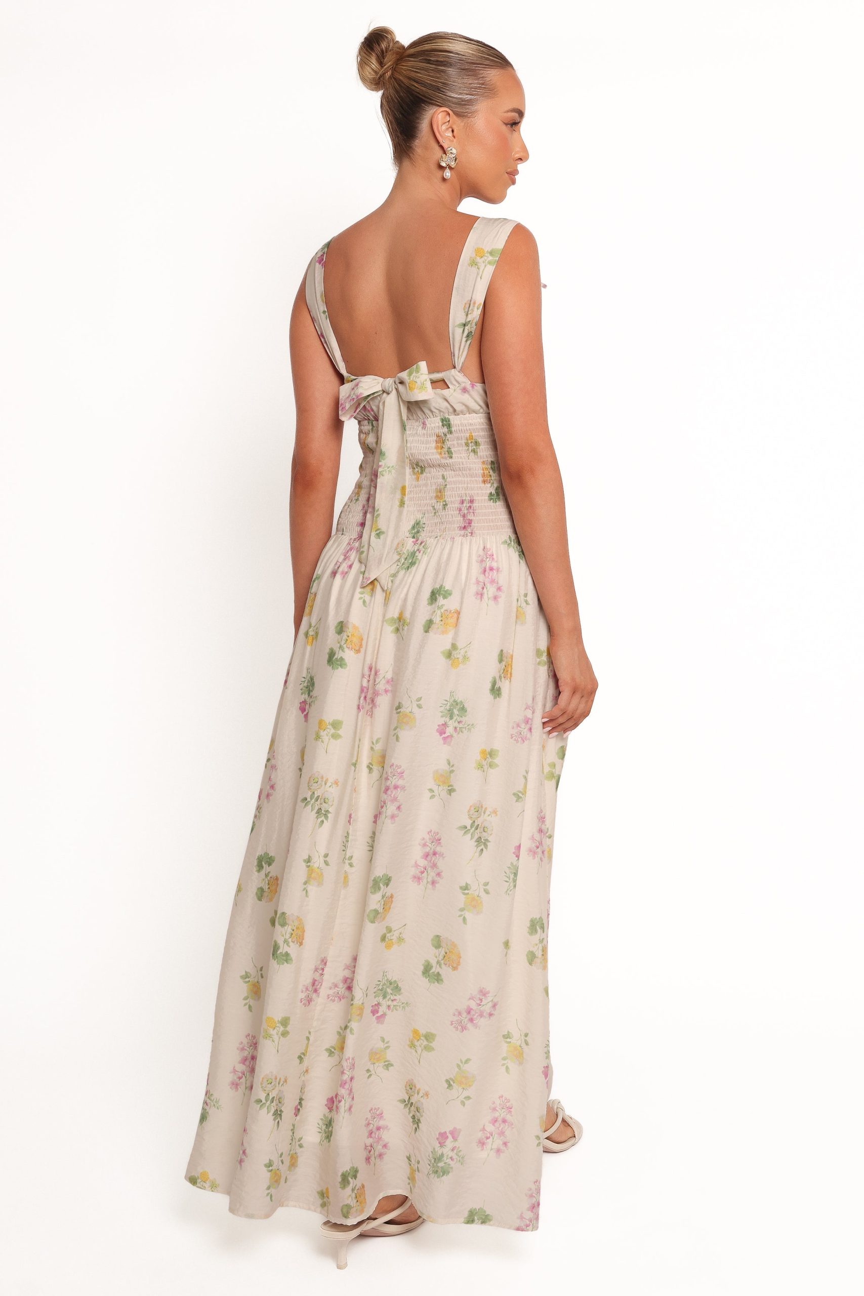 Reverie Maxi Dress - Purple Ditsy Floral - Image 2