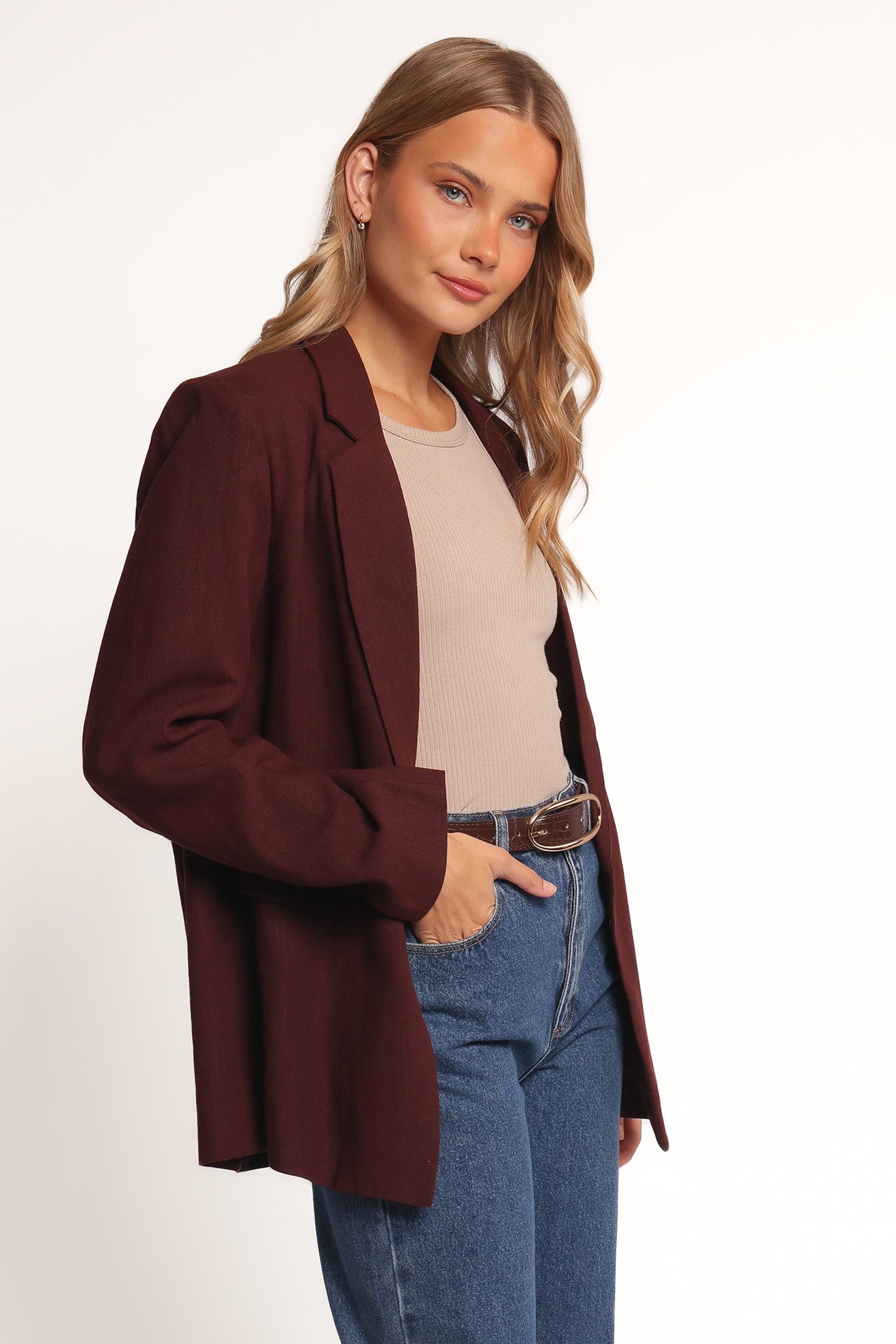 Rhodes Oversized Blazer - Espresso - Image 4