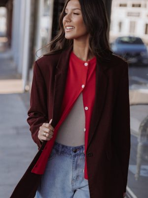 Rhodes Oversized Blazer - Espresso