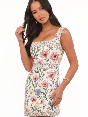 Rinna Mini Dress - Pastel Floral