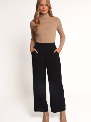 Rissa Wide Leg Pant - Black