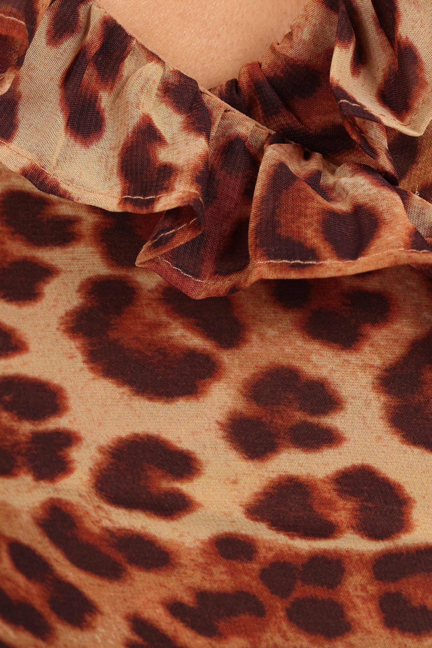 Romelly Mini Dress - Leopard - Image 10