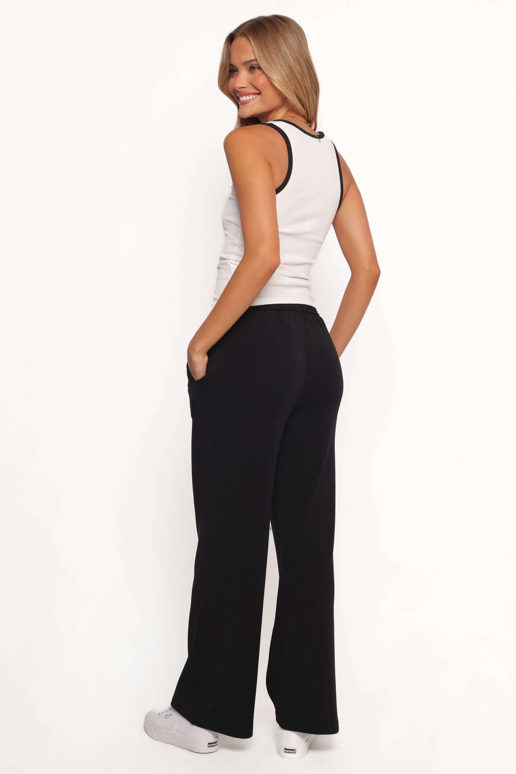 Romy Soft Pants - Black - Image 4