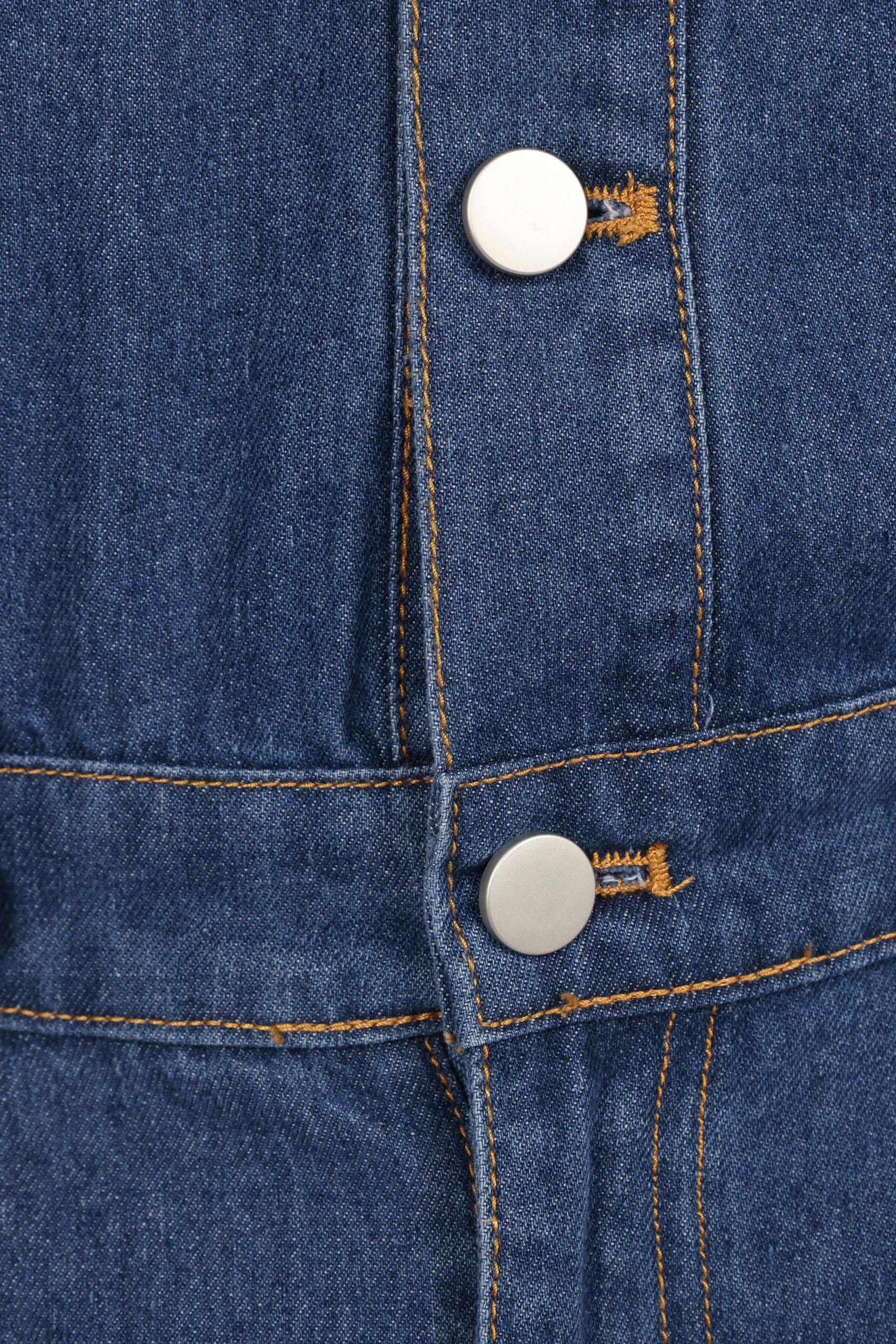 Rosa Denim Jumpsuit - Dark Denim - Image 7