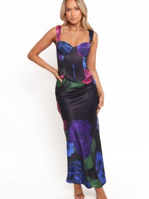 Rosalia Maxi Skirt - Pink Multi