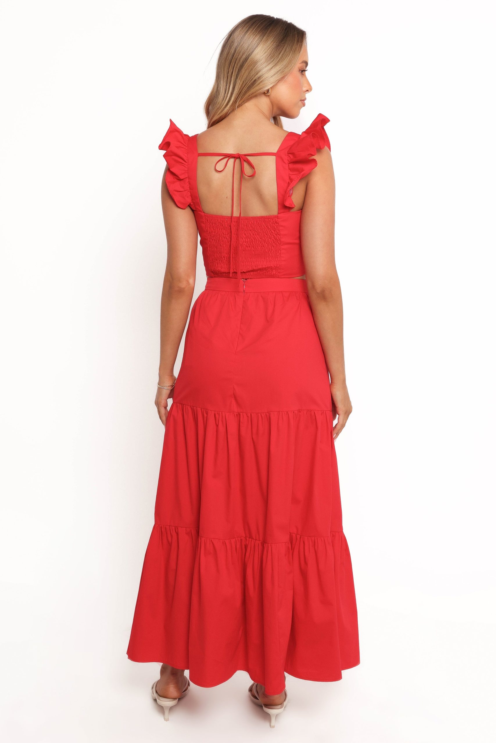 Roxia Skirt Set - Red - Image 2