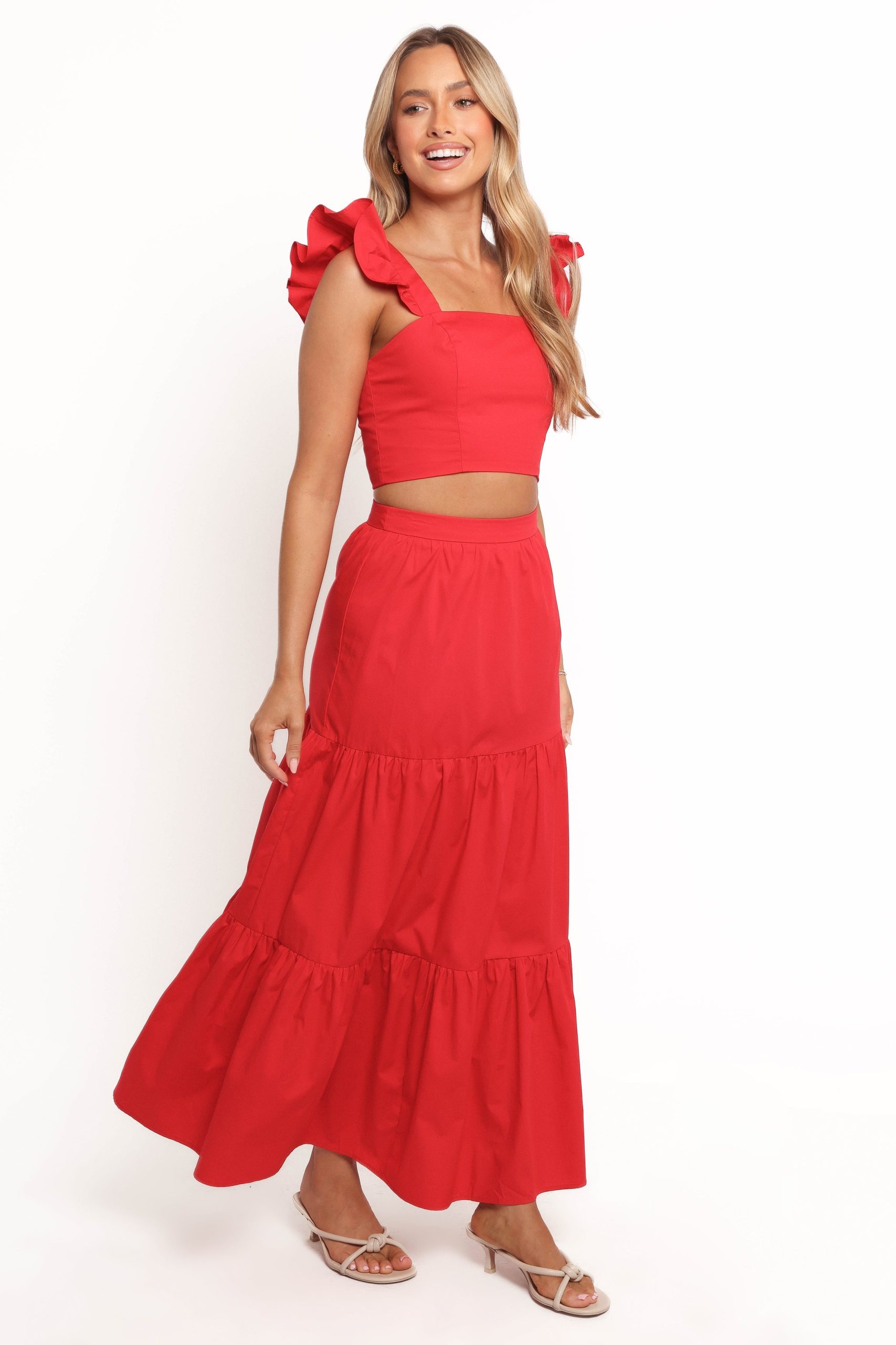 Roxia Skirt Set - Red - Image 5