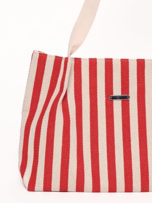 Ruby Beach Bag - Red Stripe