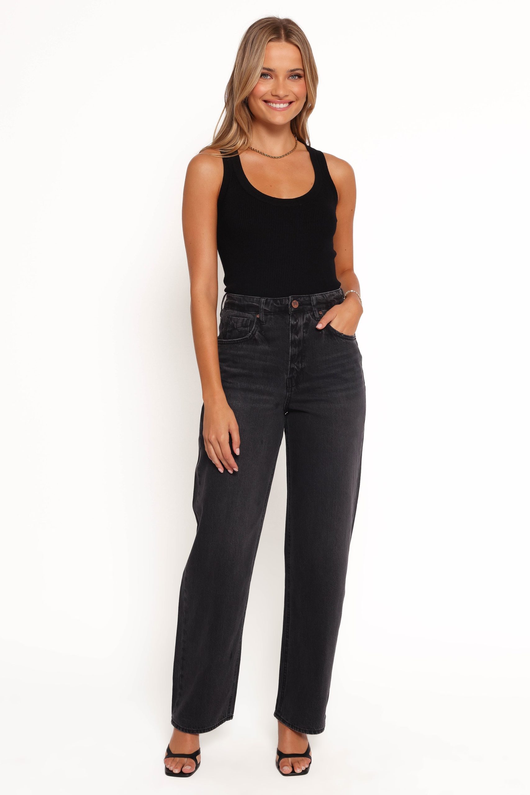 Rumi High Rise Wide Leg Jean - Ramble - Image 7