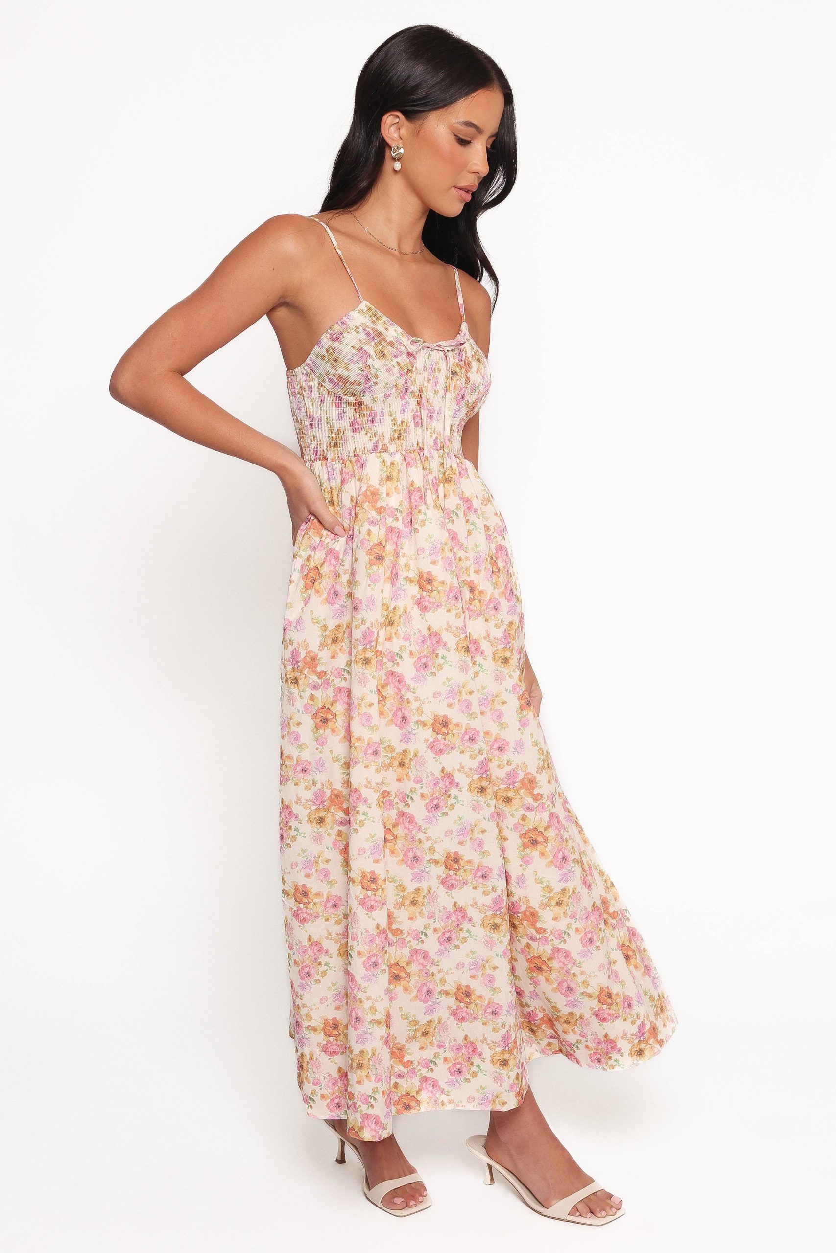 Salaca Maxi Dress - Pink/Orange - Image 5