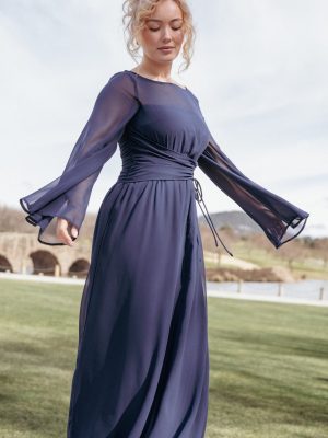 Samara Maxi Dress - Navy