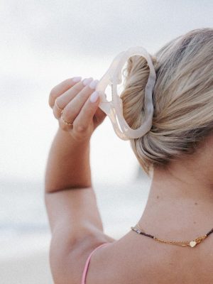 Sedona Hair Clip - Cream