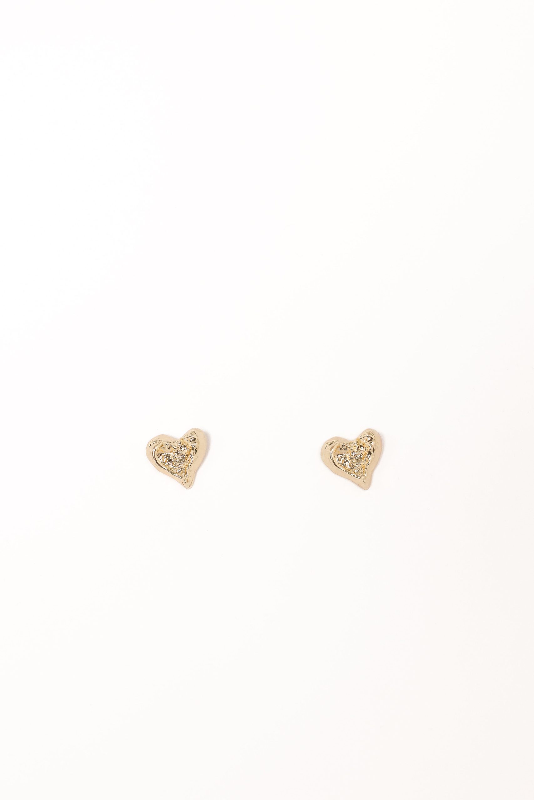 Shanice Heart Earrings - Gold - Image 2