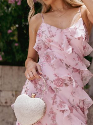 Sienna Heart Bag - Champagne Gold