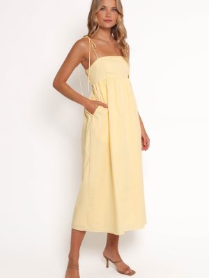 Simona Maxi Dress - Yellow