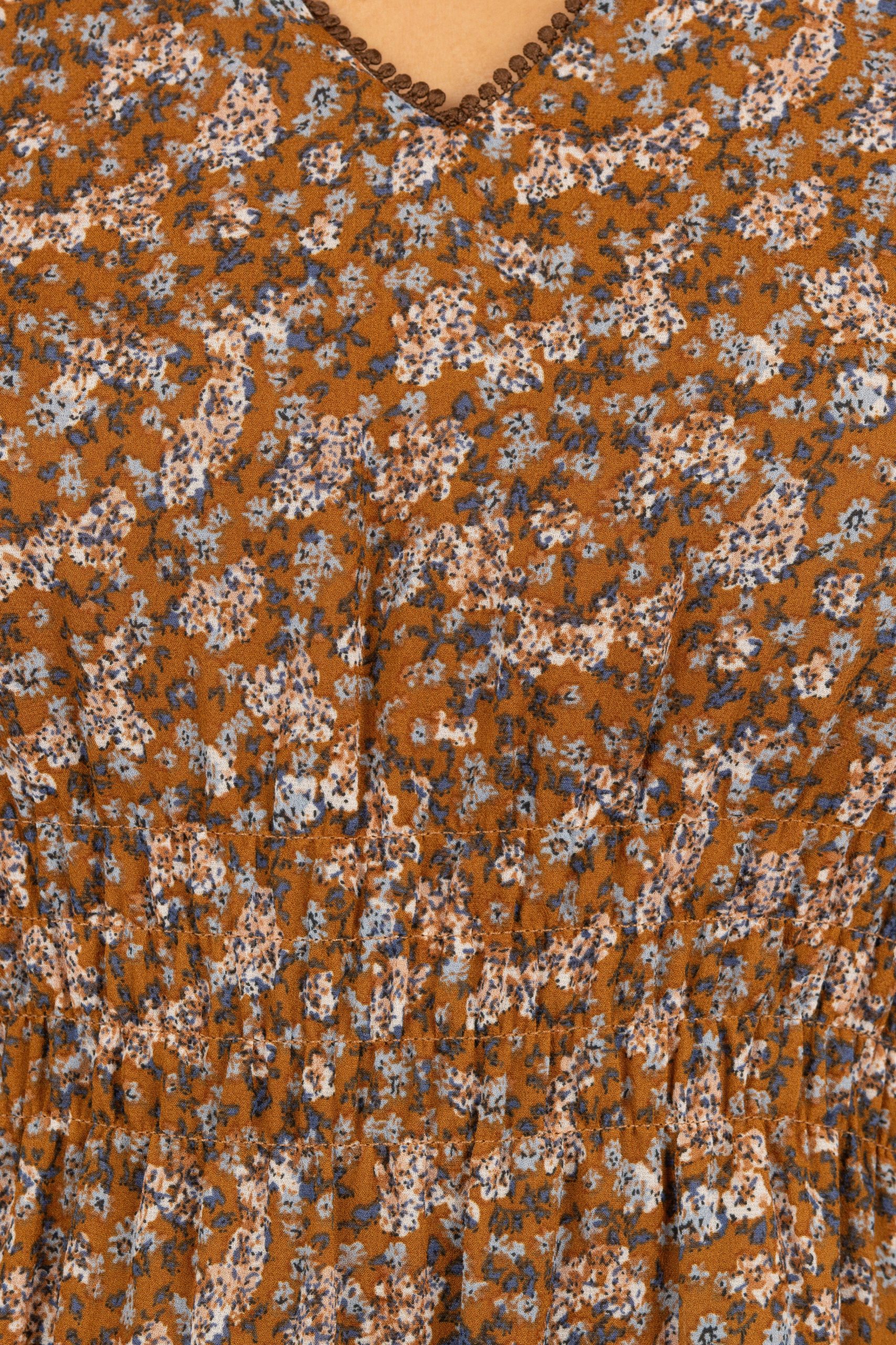 Simone Midi Dress - Camel - Image 10